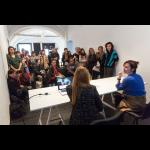 Panel discussion with the participating artists at the Zig Zag
