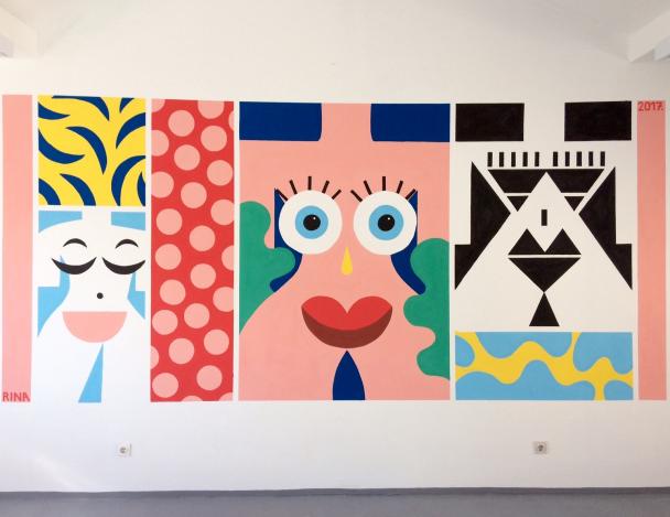 Izmenjava ACTART bo potekala v prostorih Družbeno-kulturnega centra Šesnaestica, ki ga vodi Društvo K-zona. Steno krasi mural Rine Barbarić, sodelujoče na izmenjavi.